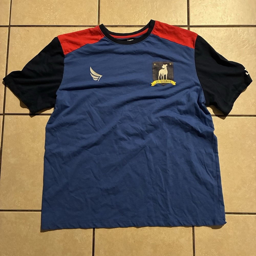 AFC Richmond Ted Lasso Unisex Large Blue Graphic Short Sleeve T-Shirt